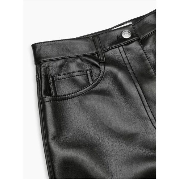 NWT wilfred the Melina high rise vegan leather pants 0 - Picture 4 of 12